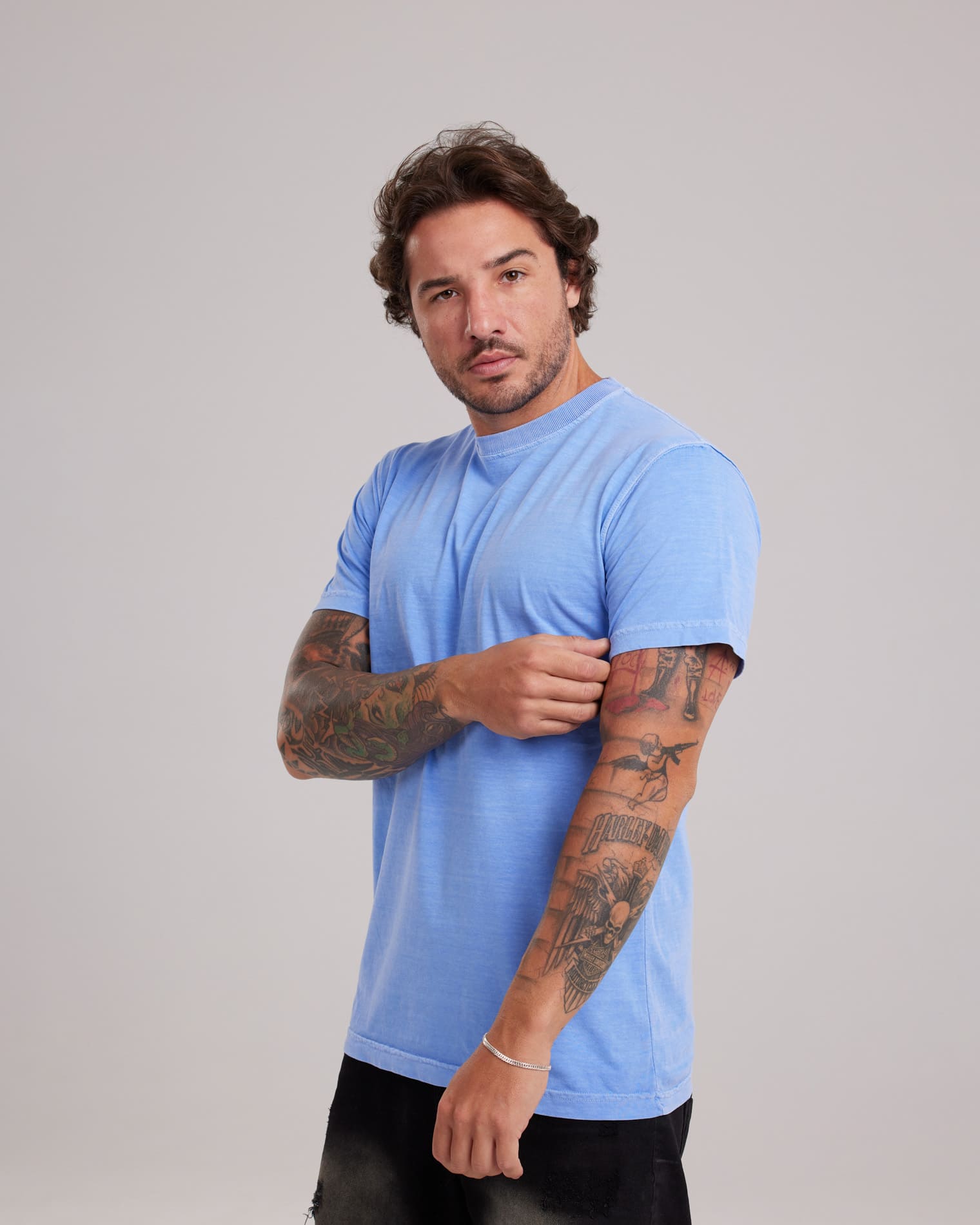 Camiseta Estonada Stone Wash Clássica — Lunfe Studio — foto 6