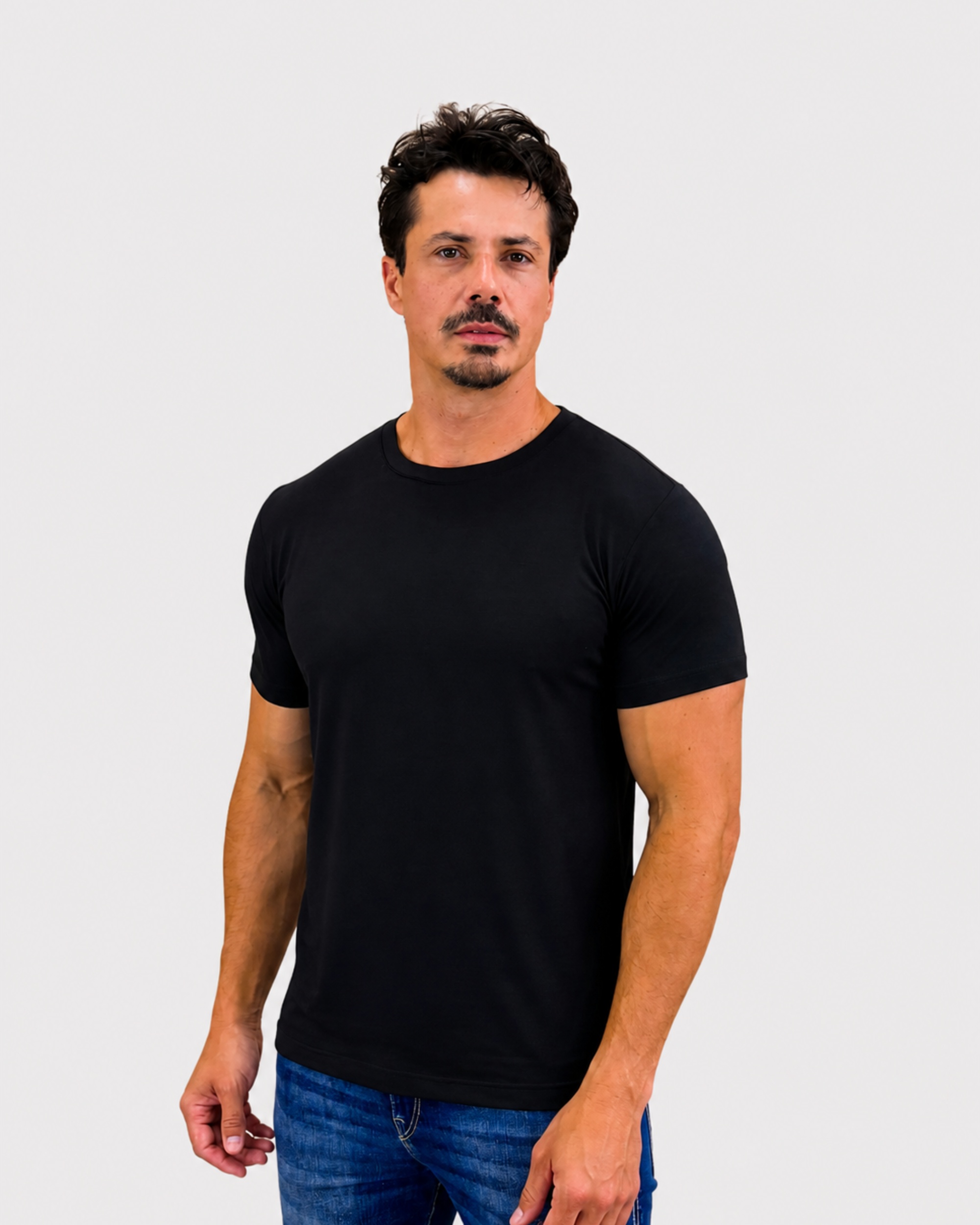 Camiseta Modal Tech Preto — Lunfe Studio — foto 8