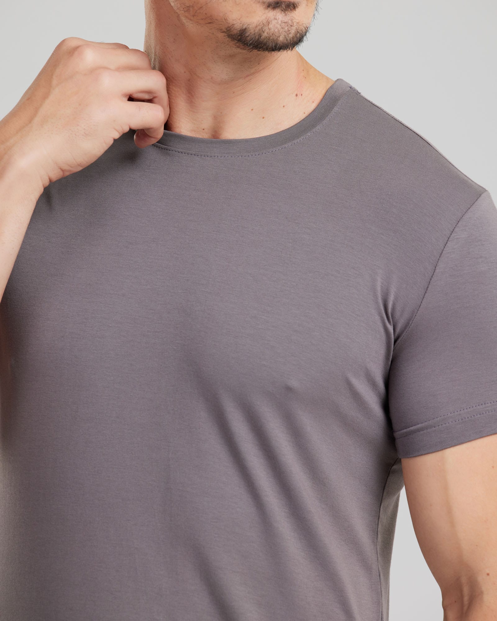 Camiseta Cotton Pima Slim Fit — Lunfe Studio — foto 9