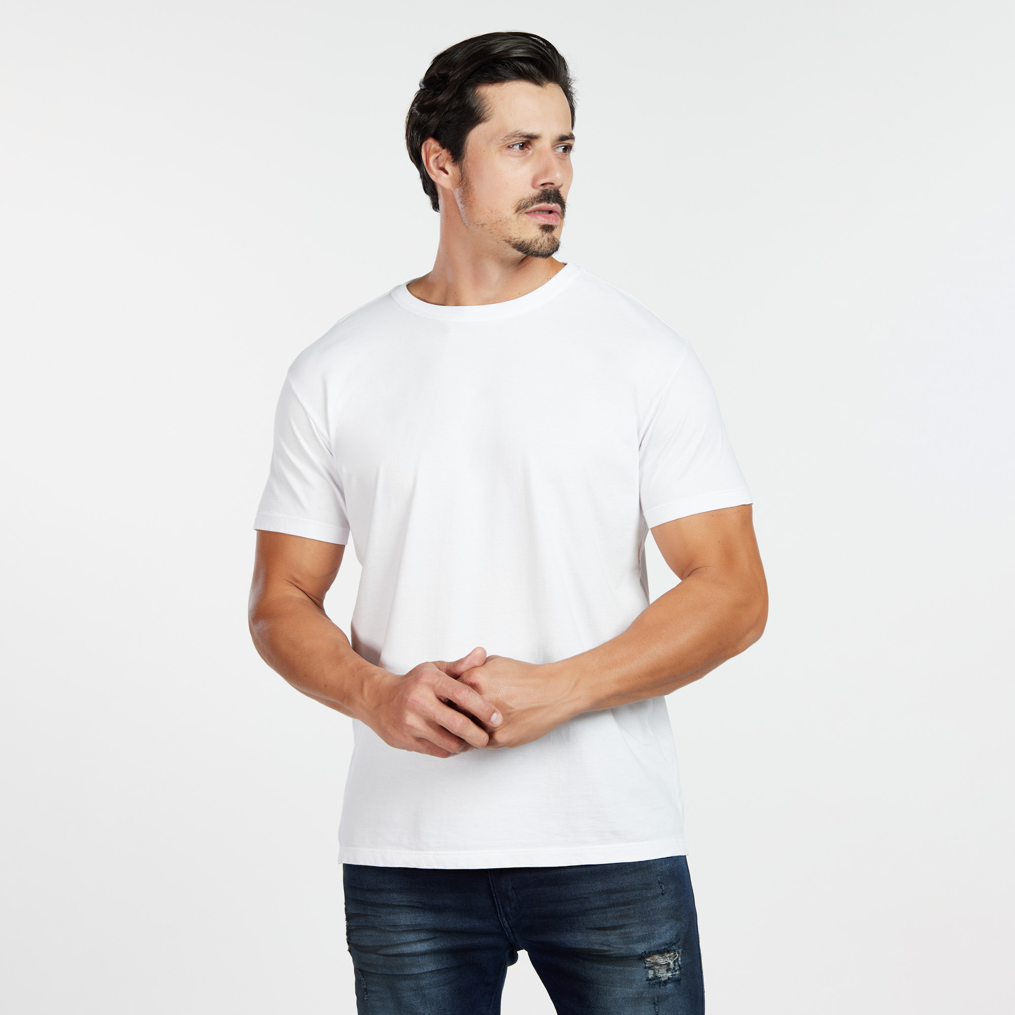 Camiseta Prime Cotton Branco — Lunfe Studio — foto 5