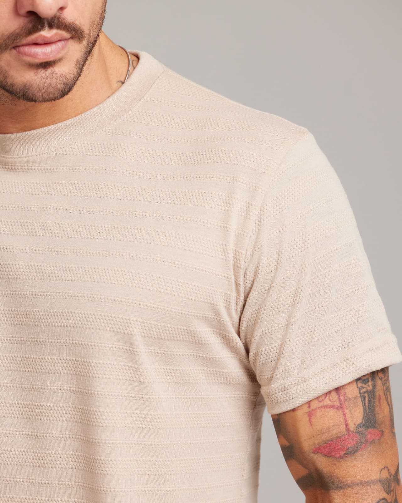 Camiseta Waffle Knit Texture — Lunfe Studio — foto 3