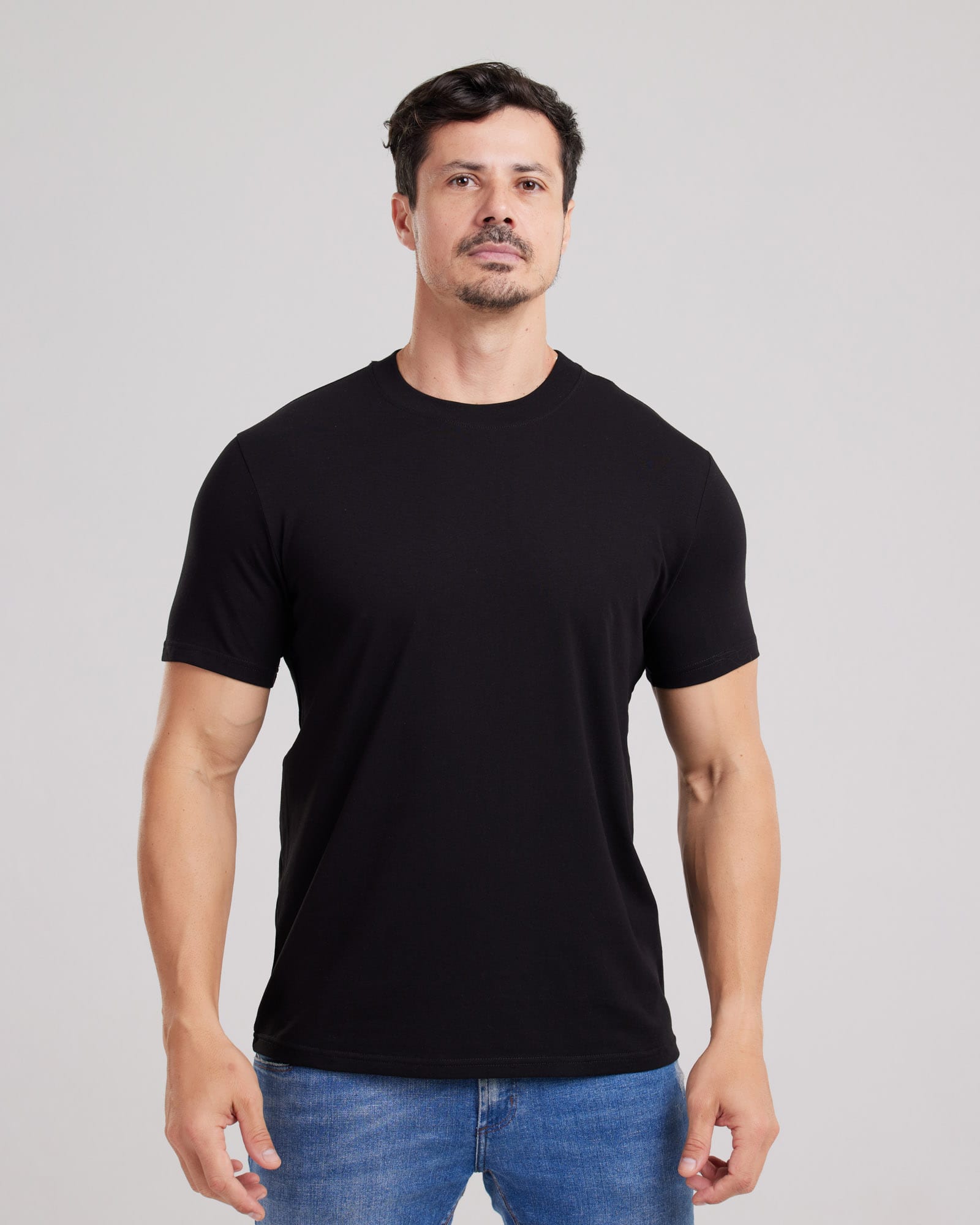 Camiseta Cotton Jersey Peruano Regular Fit Preto — Lunfe Studio — foto 5