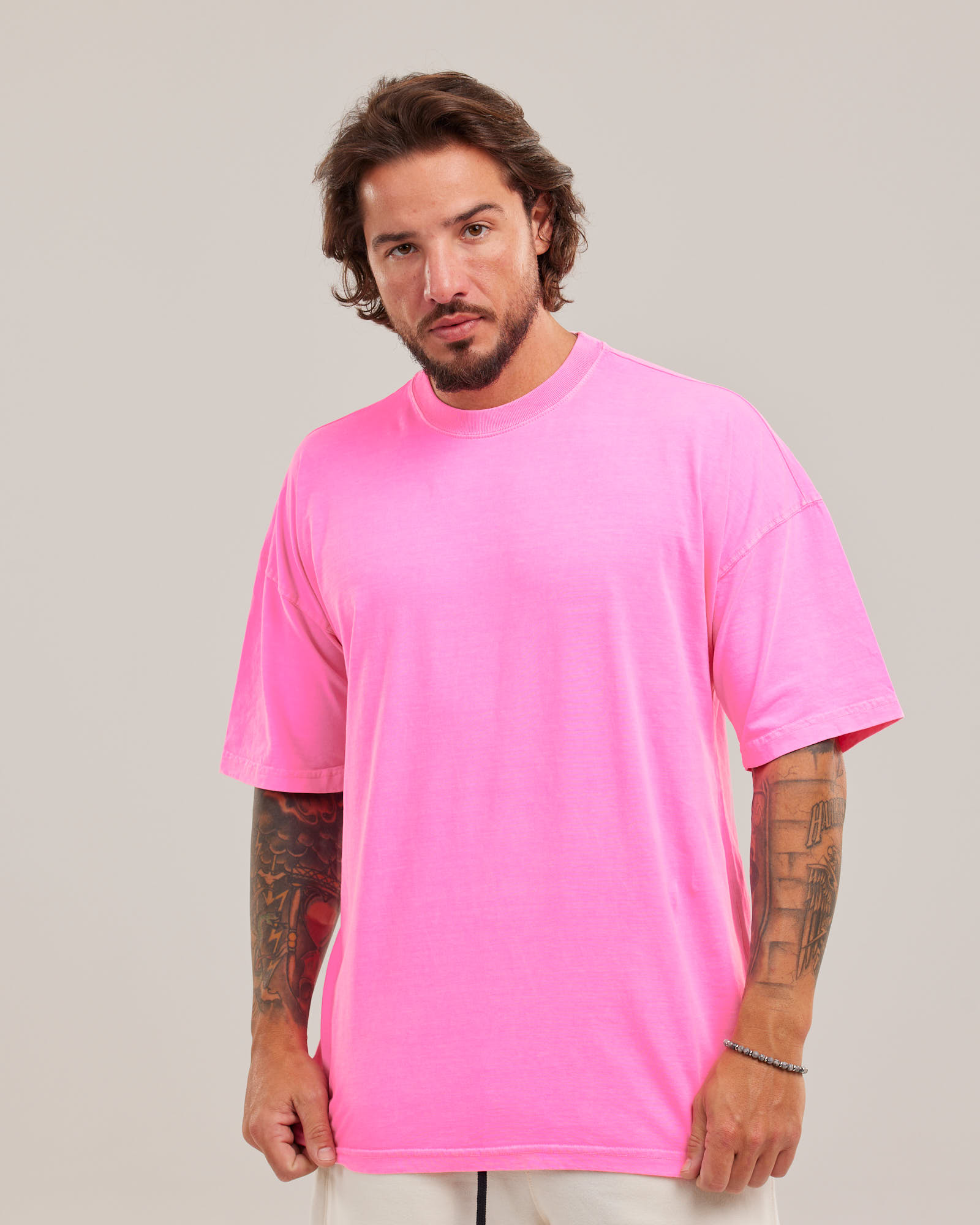 Camiseta Oversized Estonada Vintage Personalizada com a sua Marca