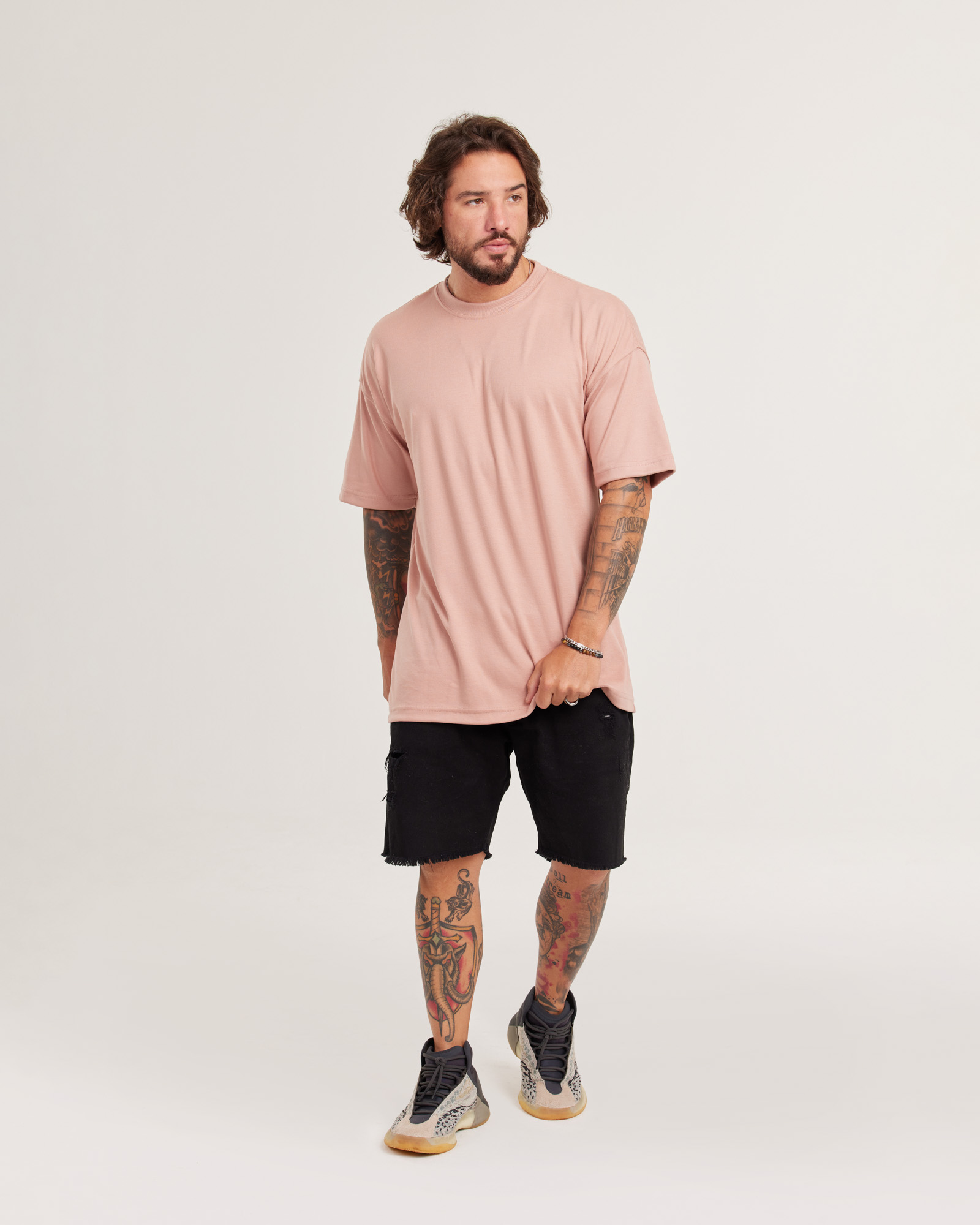Camiseta Oversized Malhão Suedine — Lunfe Studio — foto 5