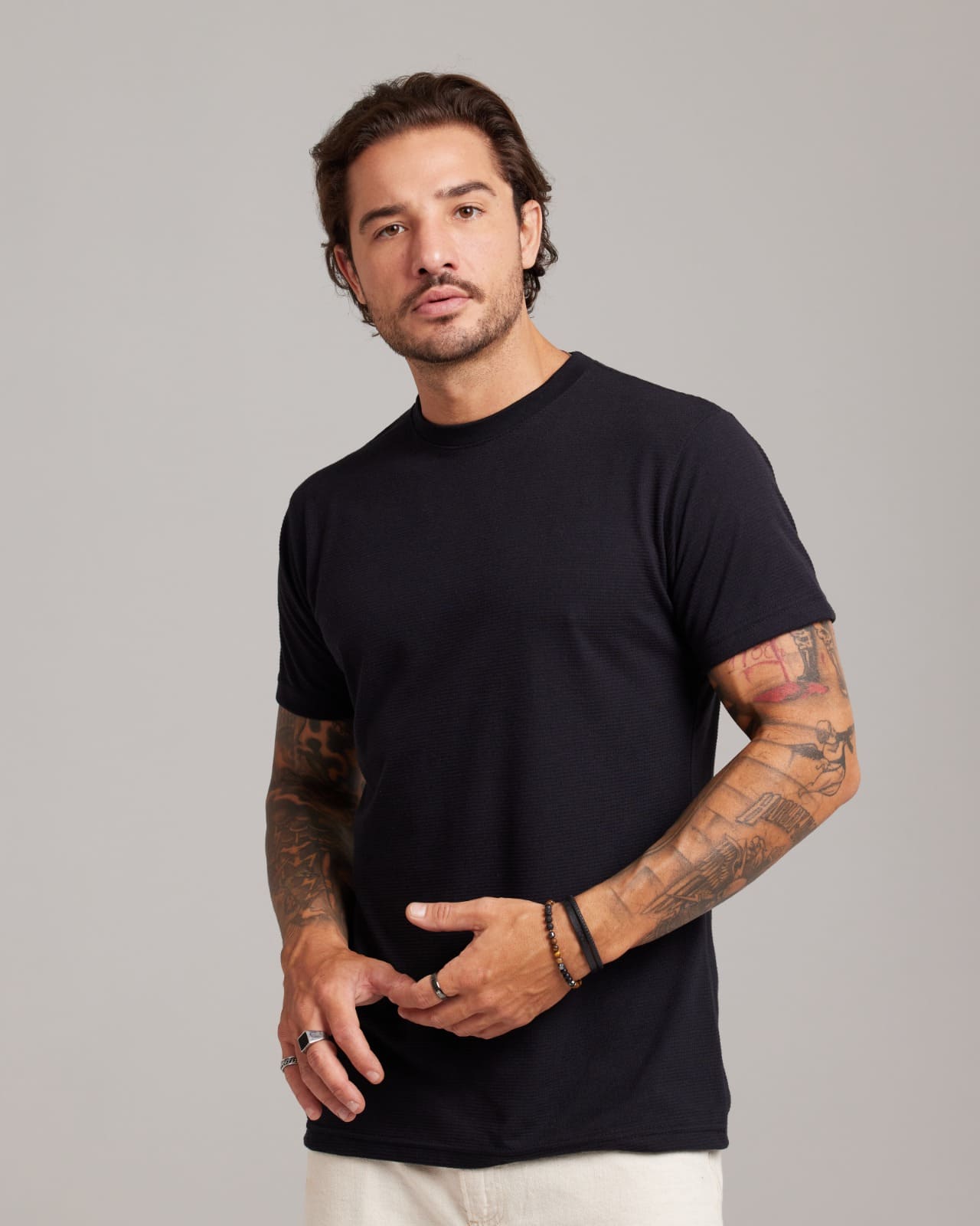 Camiseta Ripple Texture Personalizada com a sua Marca