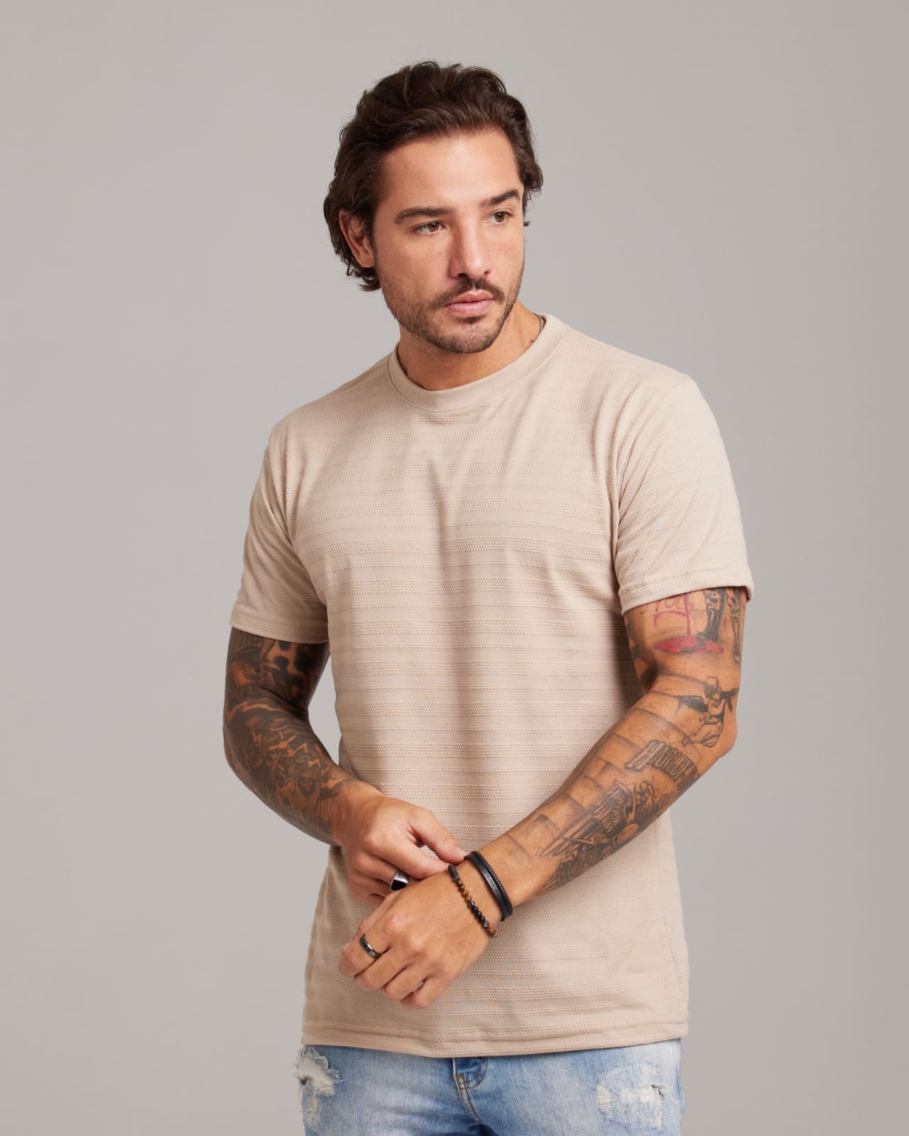 Camiseta Waffle Knit Texture — Lunfe Studio — foto 2