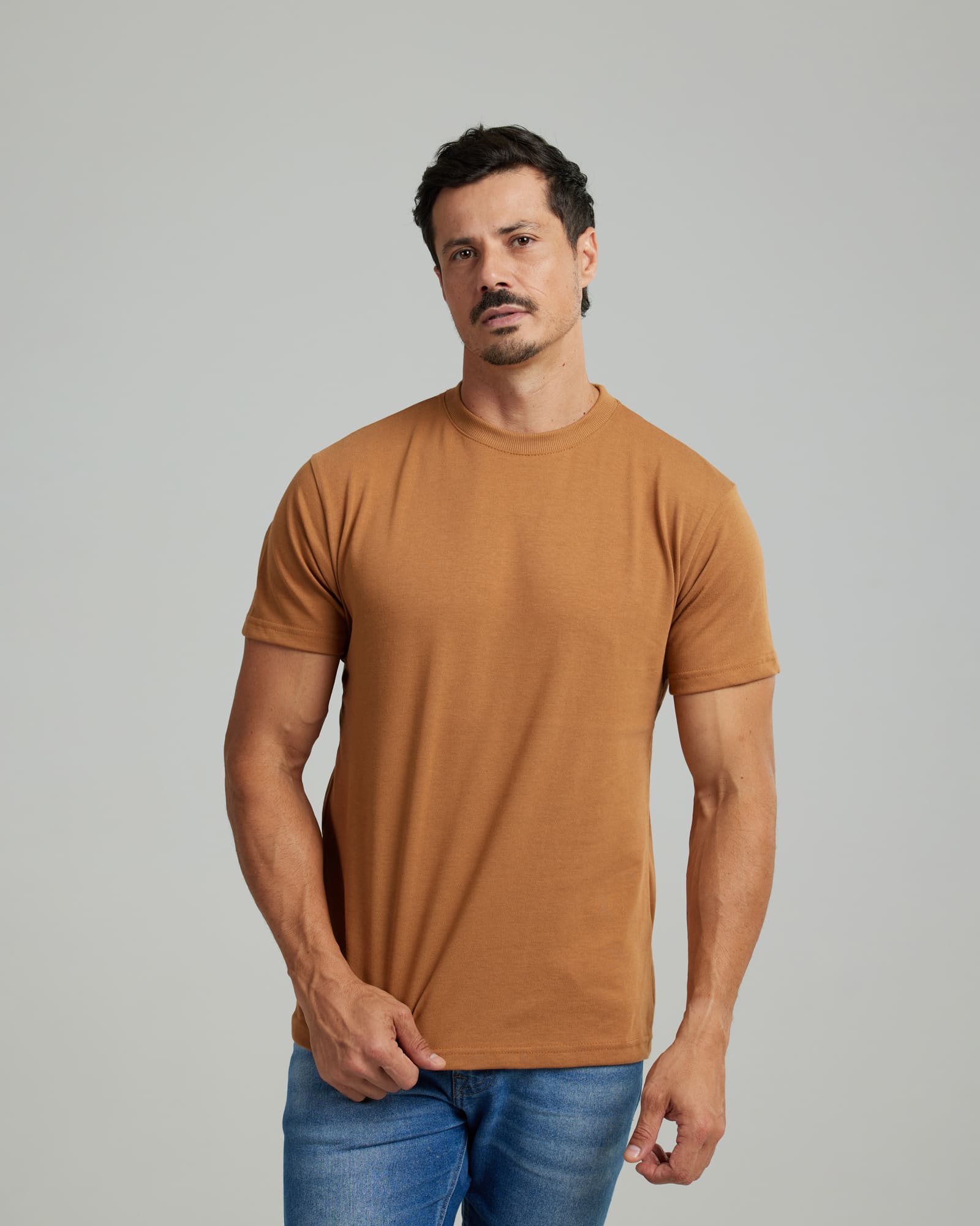 Camiseta Malhão Compact Caramelo — Lunfe Studio — foto 5