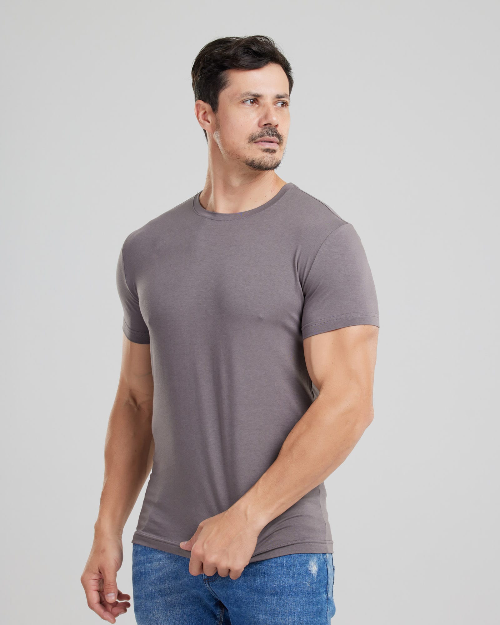 Camiseta Cotton Pima Slim Fit — Lunfe Studio — foto 8