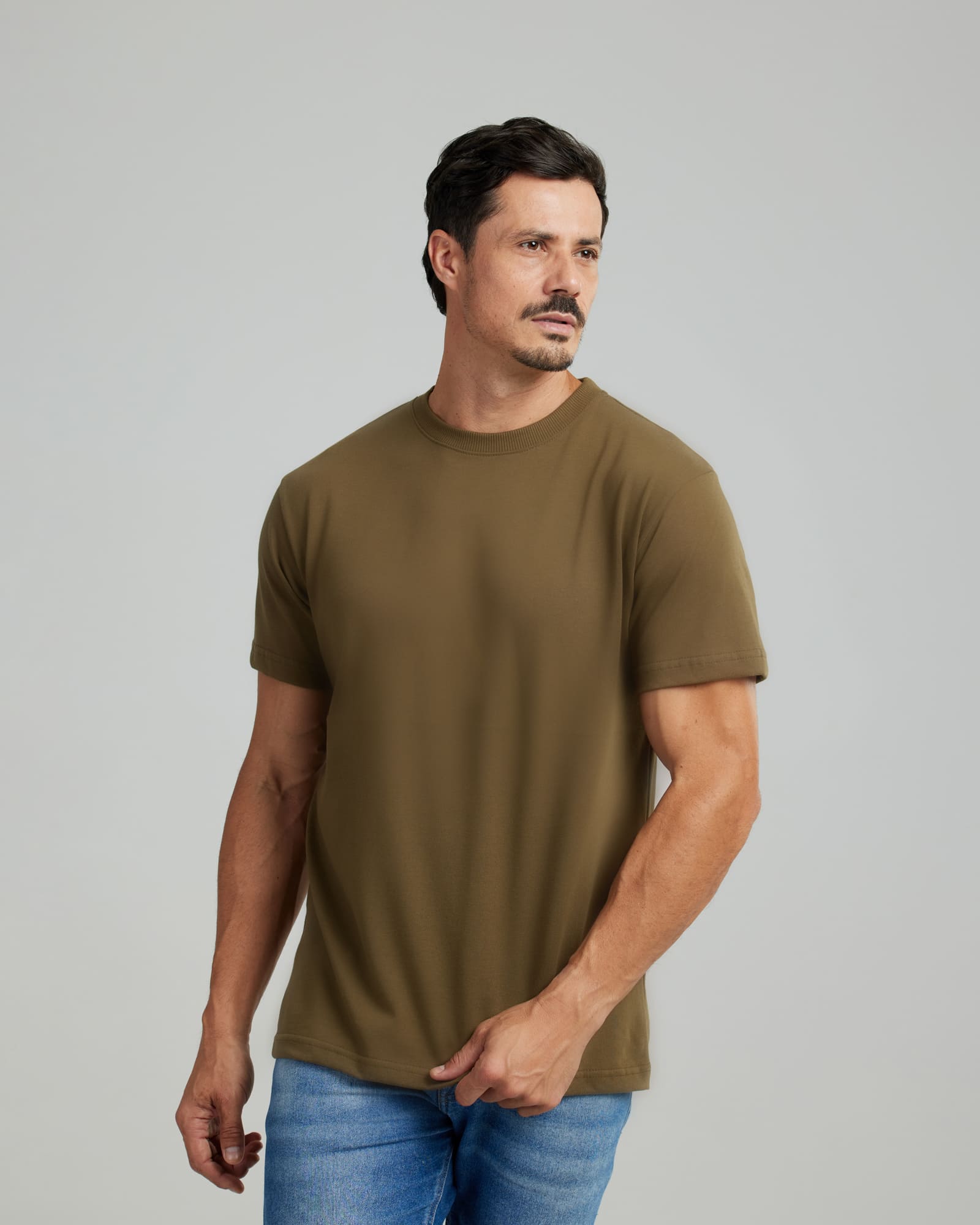 Camiseta Malhão Compact Verde Militar — Lunfe Studio