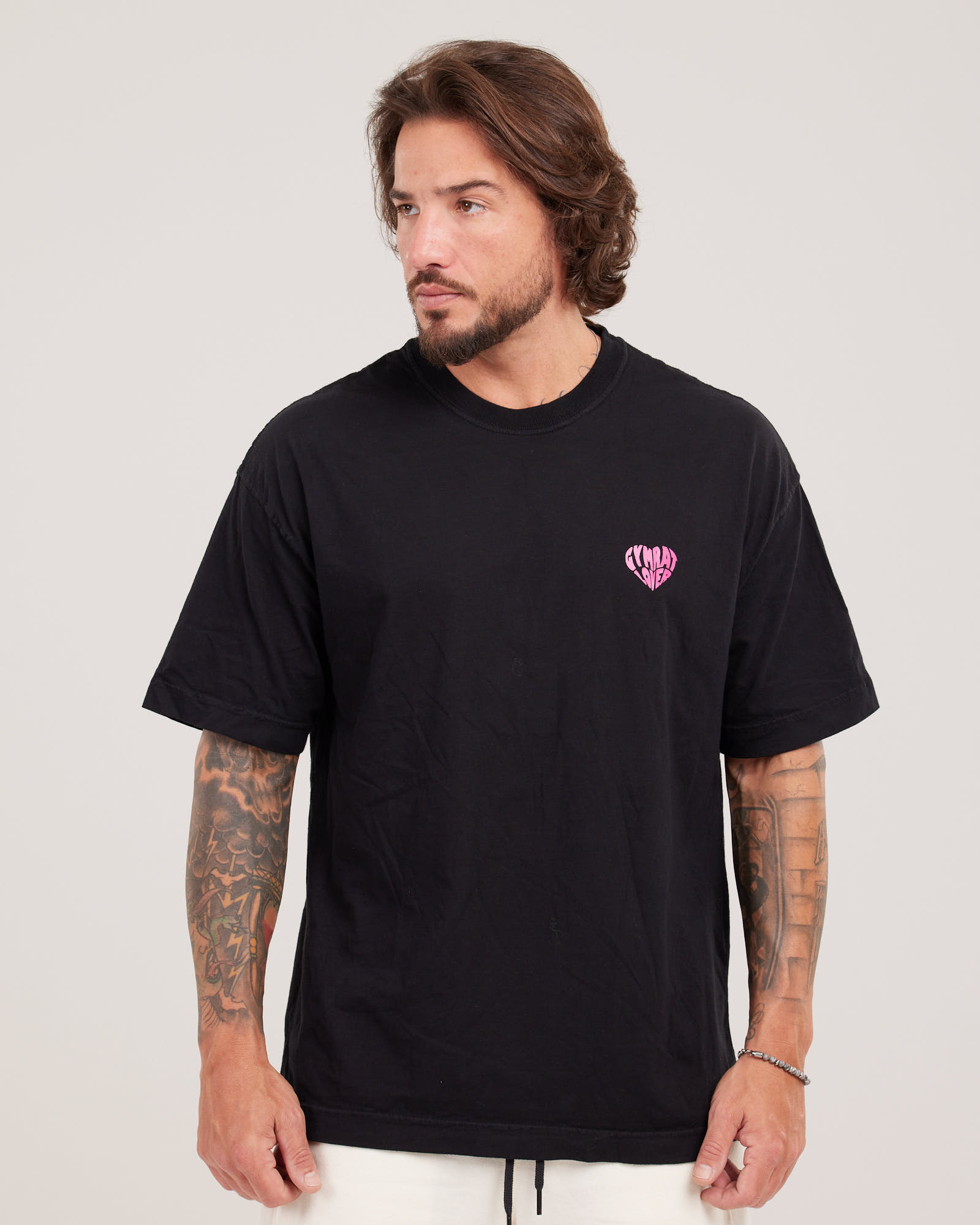 Camiseta Oversized Gym Rat Lover Evolvee