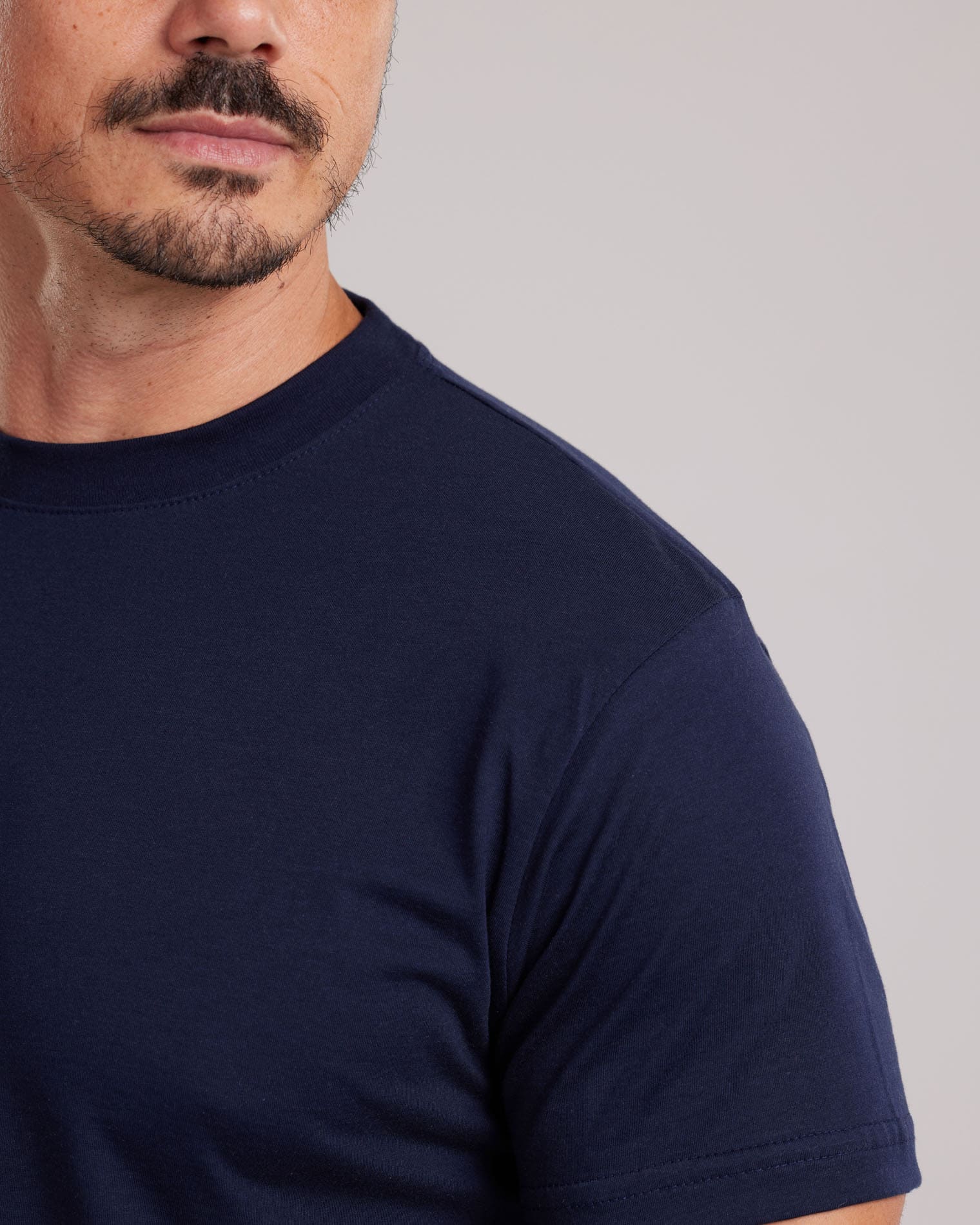 Camiseta Chinese Cotton Azul Marinho — Lunfe Studio — foto 9