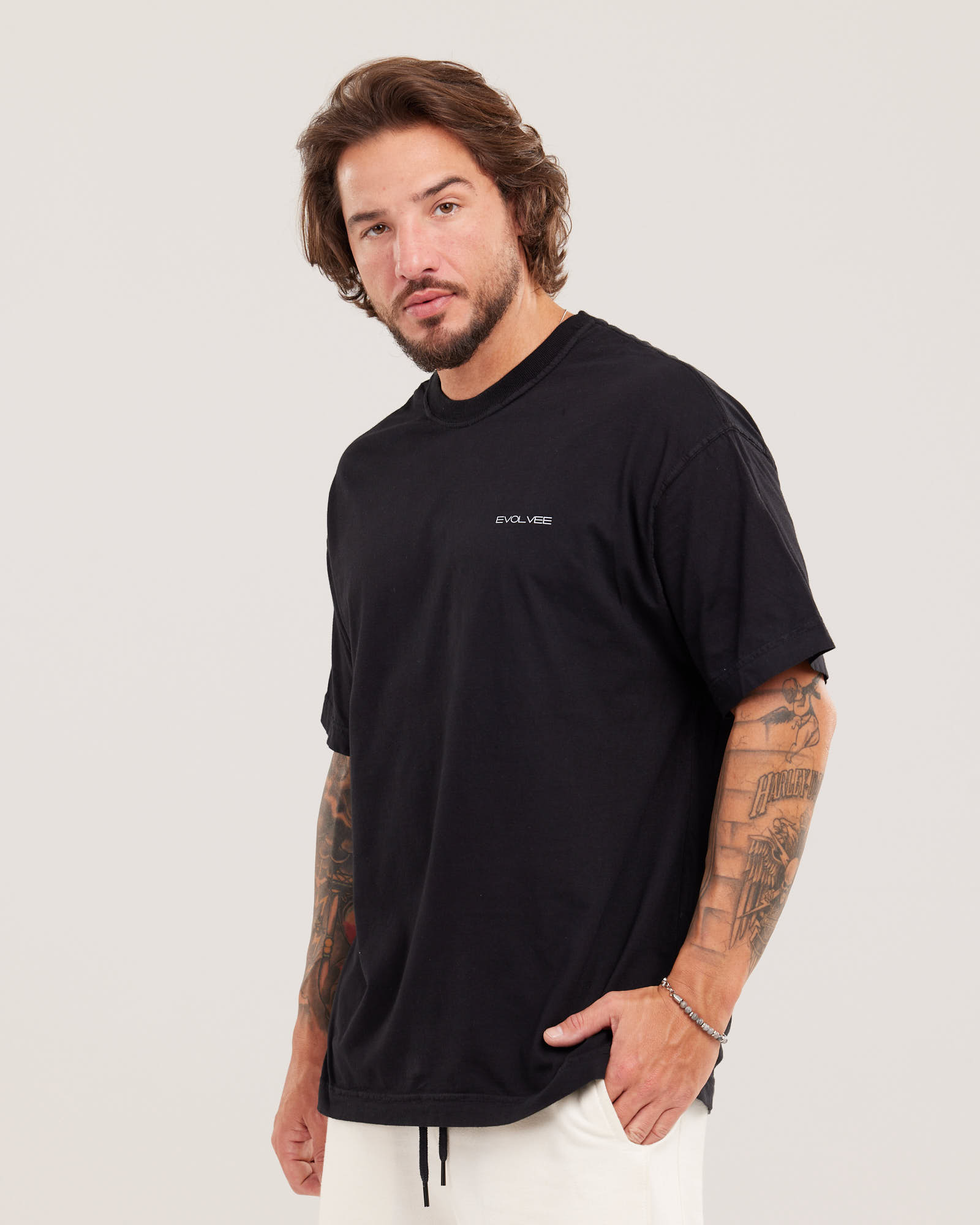 Camiseta Oversized Remember Why You Started Evolvee — foto 2