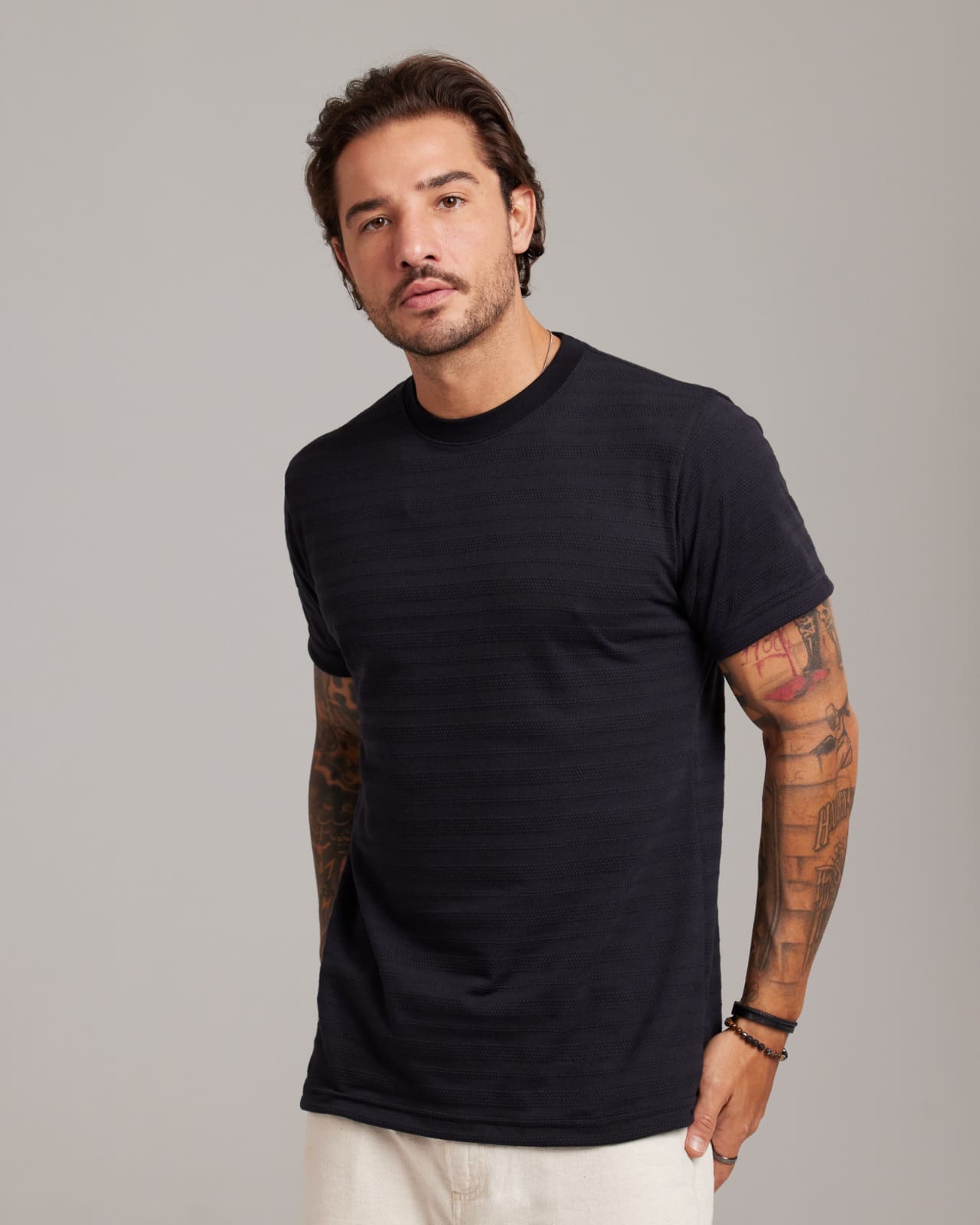 Camiseta Waffle Knit Texture — Lunfe Studio — foto 5