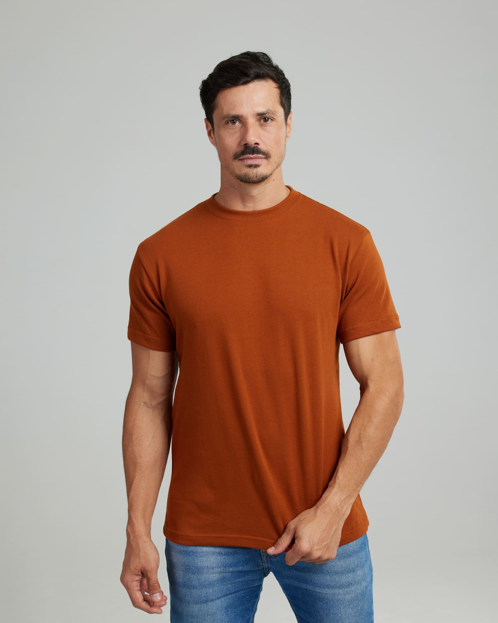 Camiseta Malhão Compact Terracota — Lunfe Studio — foto 3