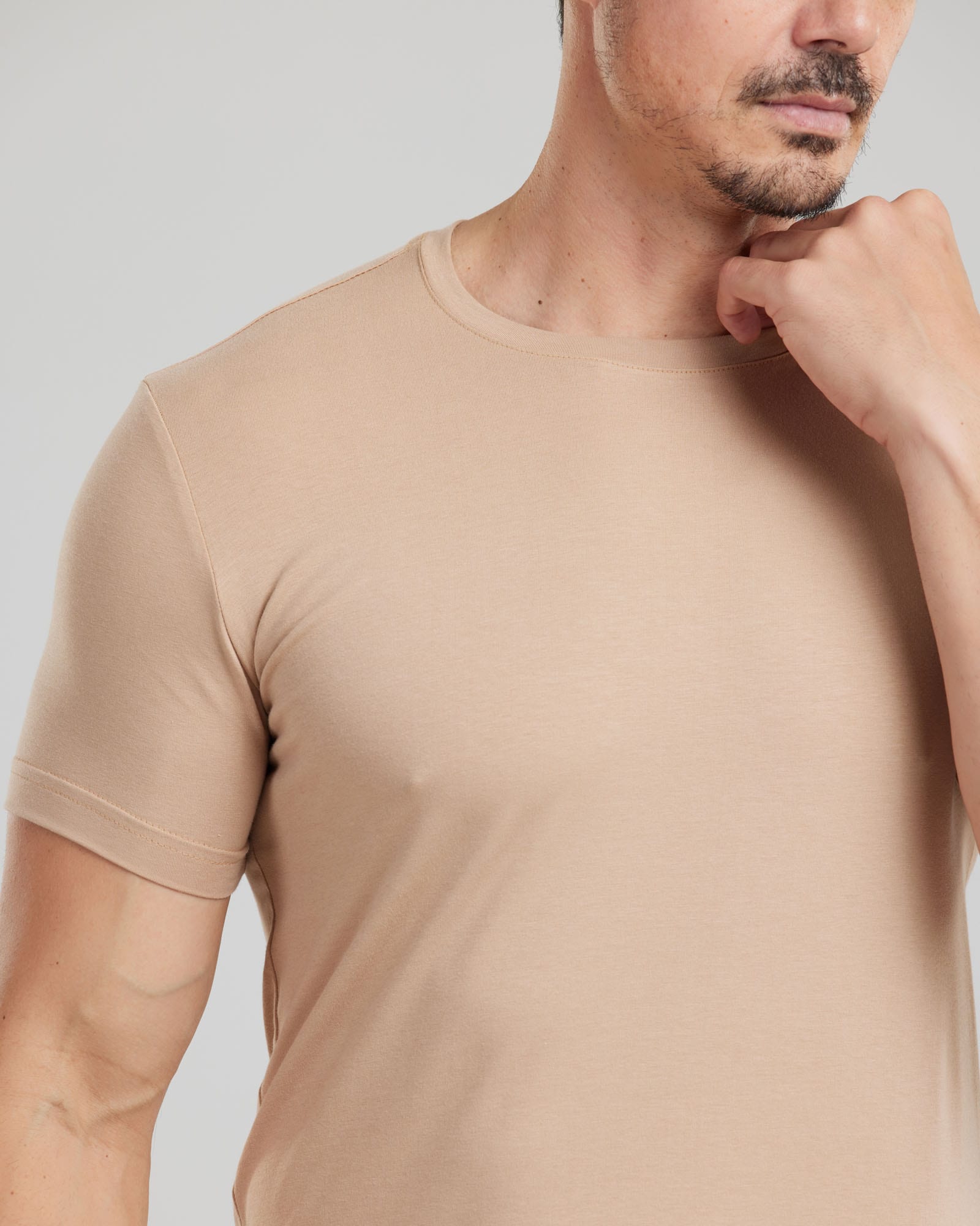 Camiseta Cotton Pima Slim Fit — Lunfe Studio — foto 3