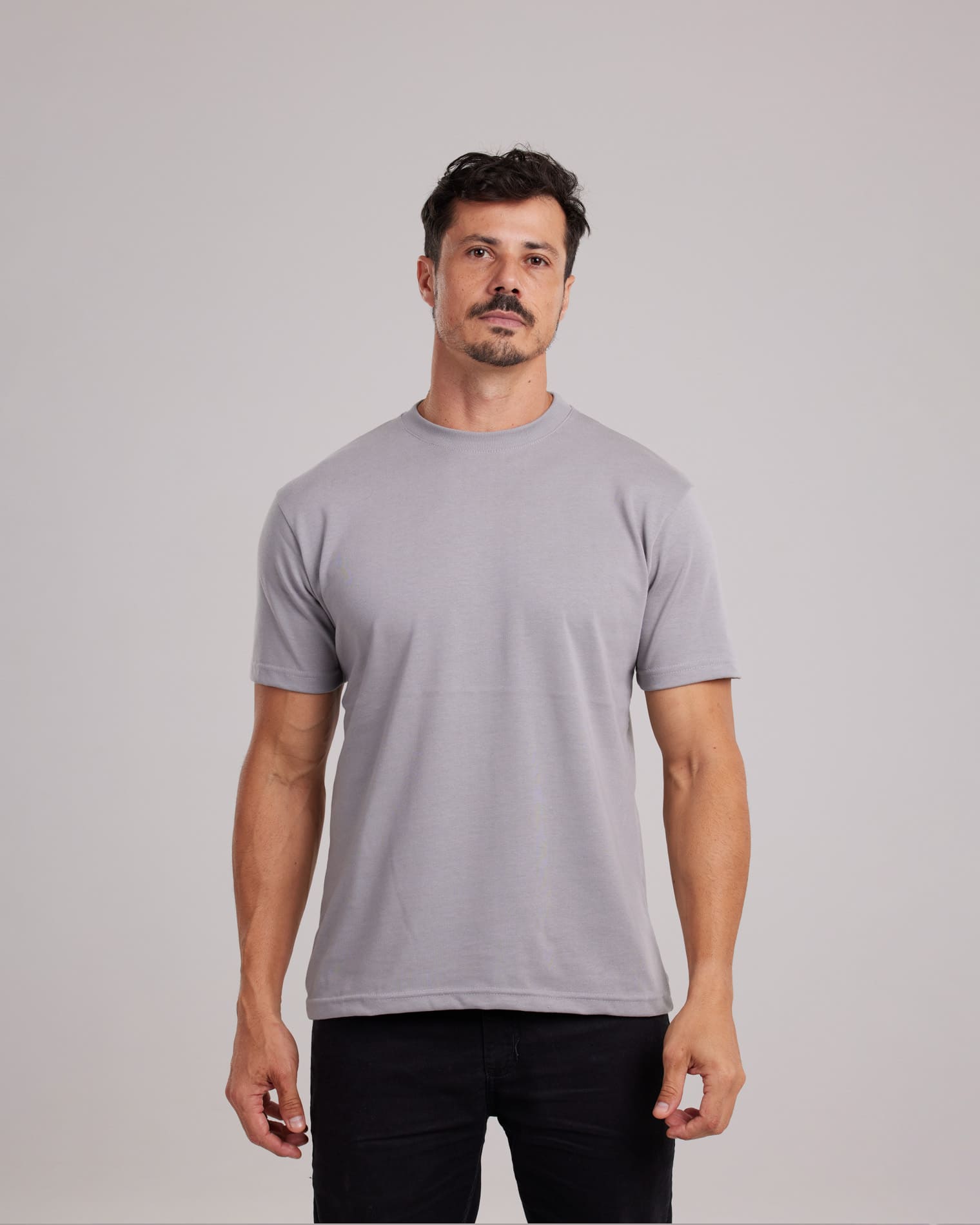 Camiseta Chinese Cotton Heavyweight Cinza — Lunfe Studio — foto 9