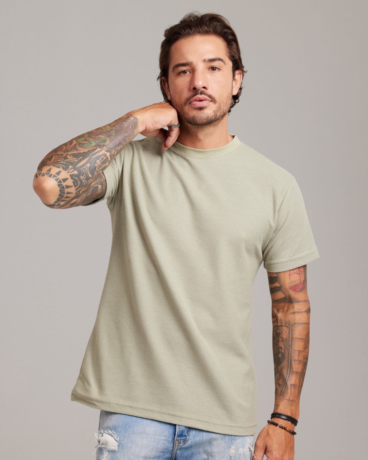 Camiseta Piquê Texture — Lunfe Studio — foto 8