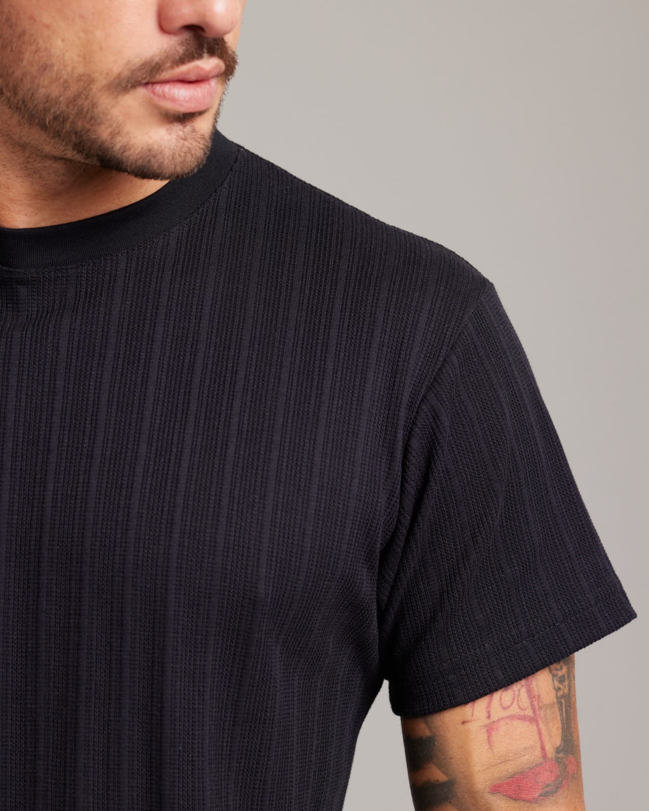 Camiseta Rib Wide Texture — Lunfe Studio — foto 8