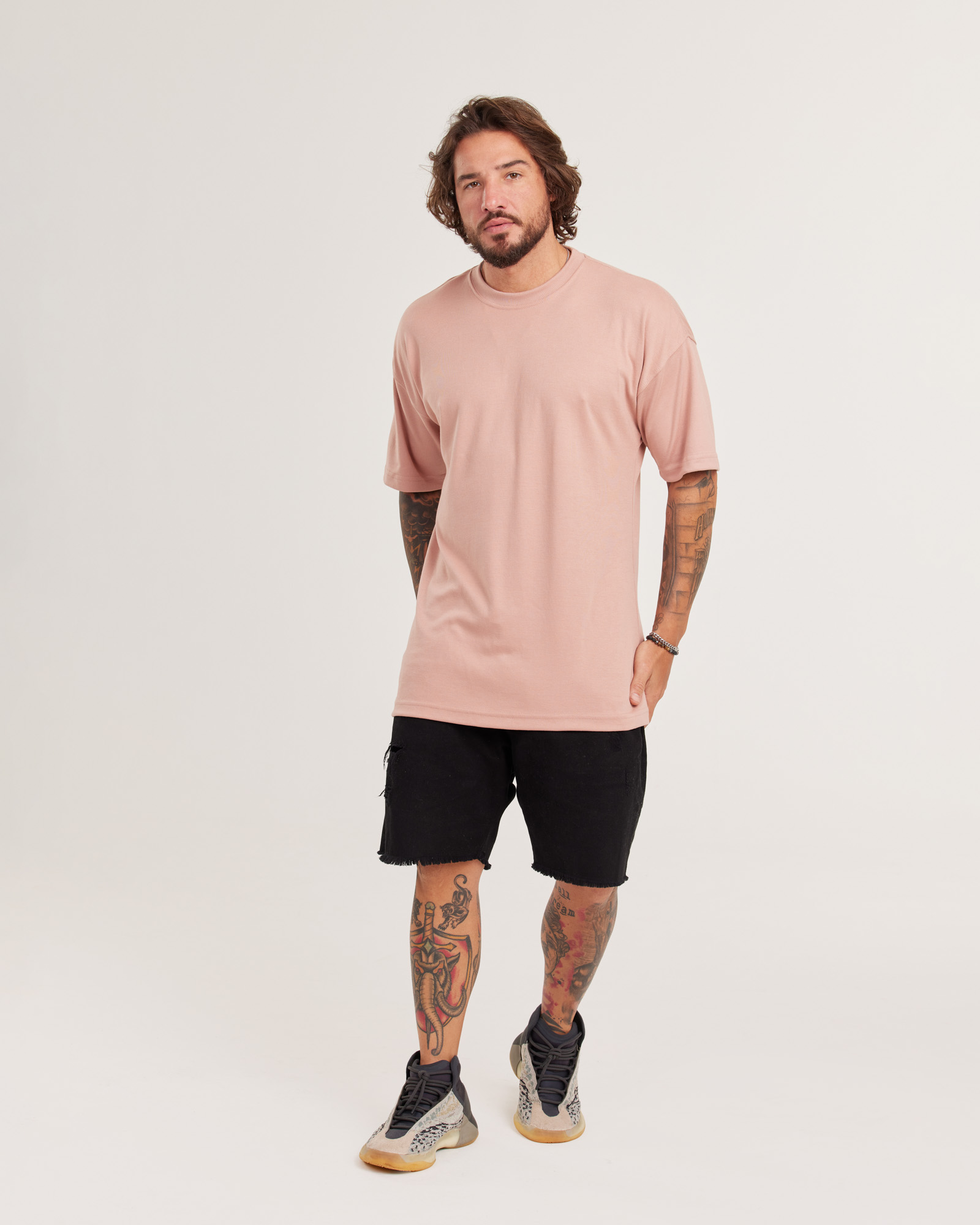 Camiseta Oversized Malhão Suedine — Lunfe Studio — foto 3