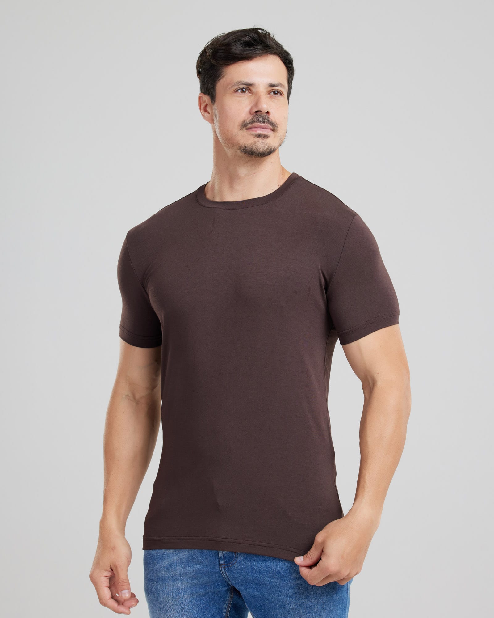 Camiseta Modal Tech Slim Fit Personalizada com a sua Marca