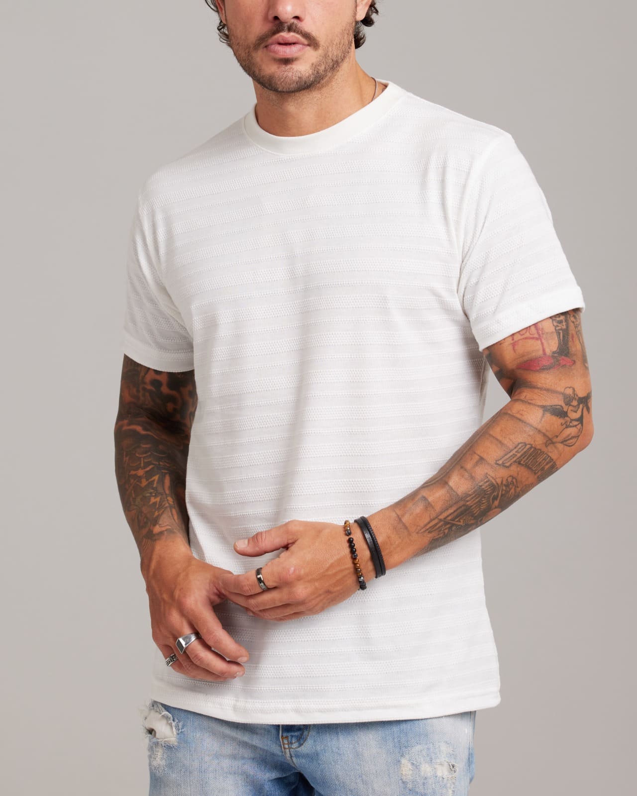 Camiseta Waffle Knit Texture — Lunfe Studio — foto 8