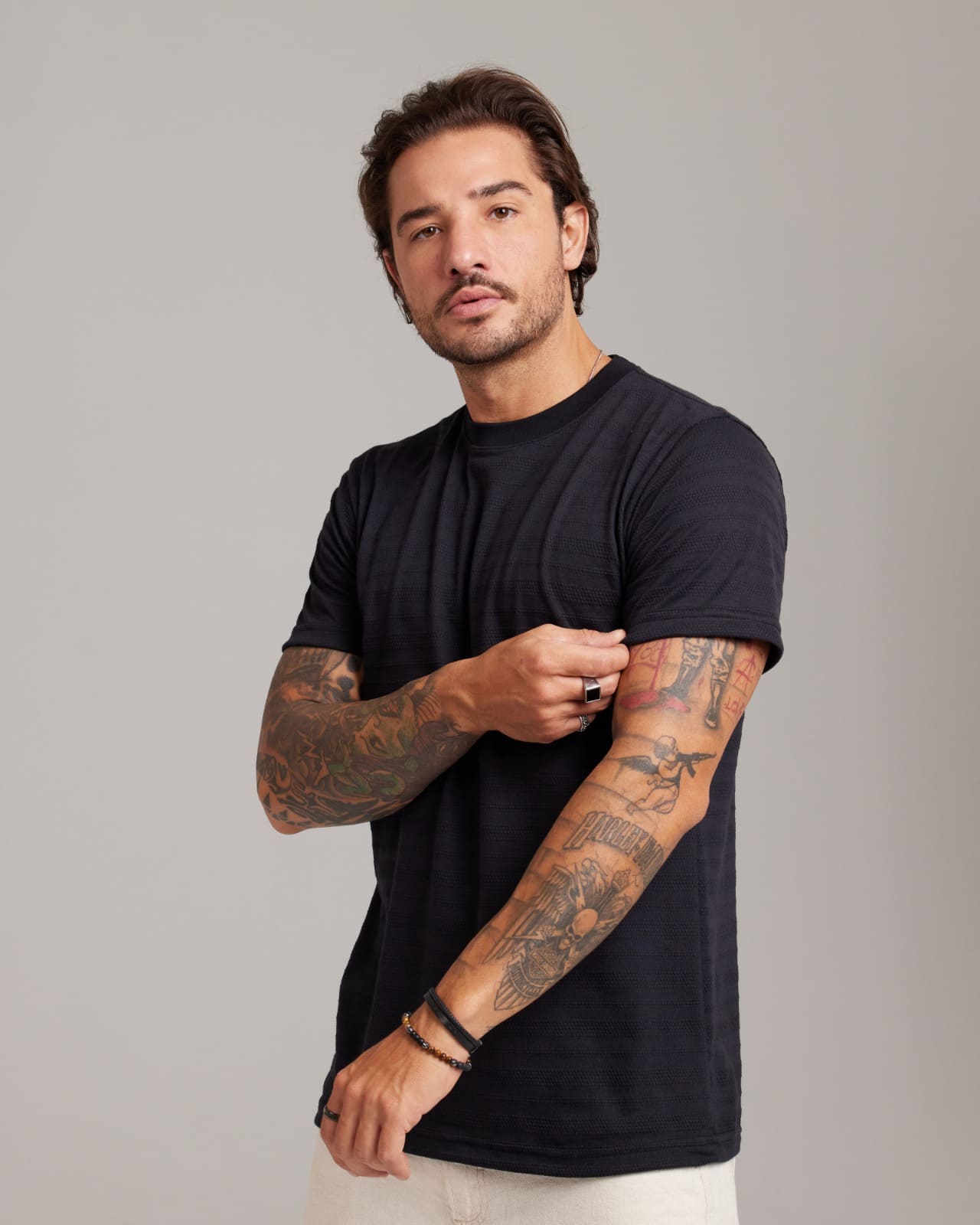 Camiseta Waffle Knit Texture — Lunfe Studio — foto 6