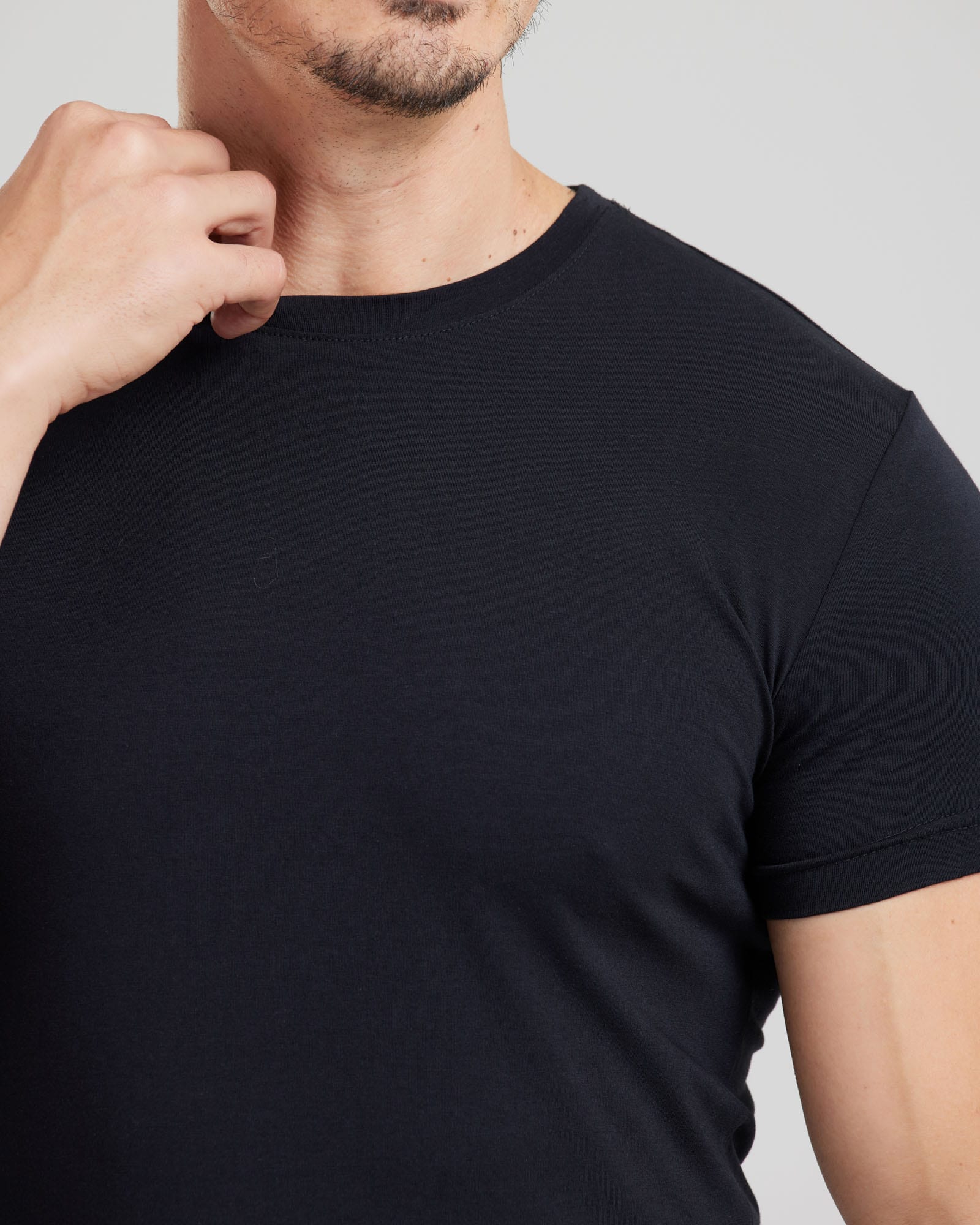 Camiseta Cotton Pima Slim Fit — Lunfe Studio — foto 6