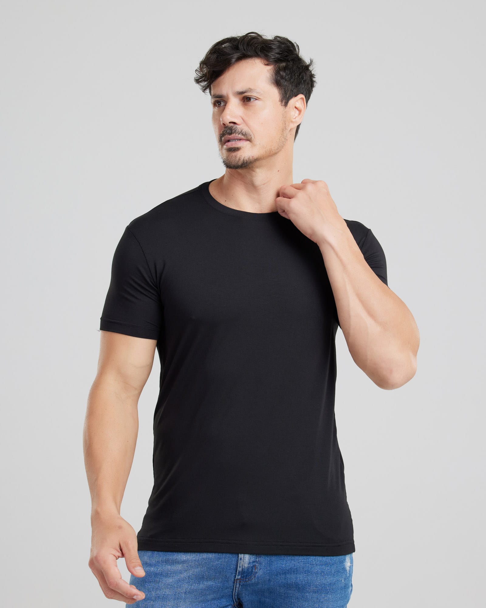 Camiseta Modal Tech Slim Fit — Lunfe Studio — foto 5