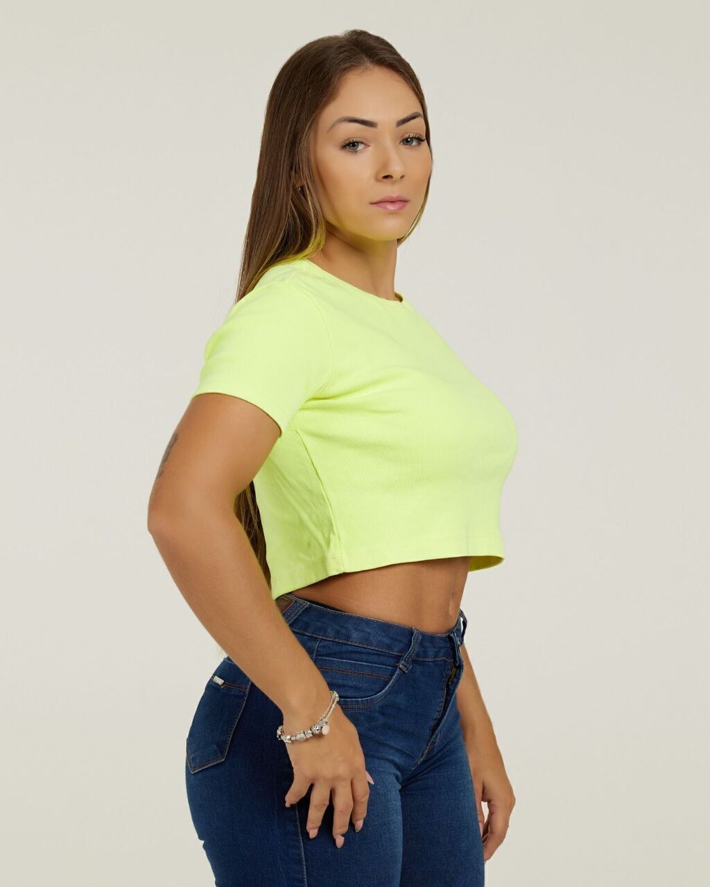 Baby Look Estonada Neon — Lunfe Studio — foto 6