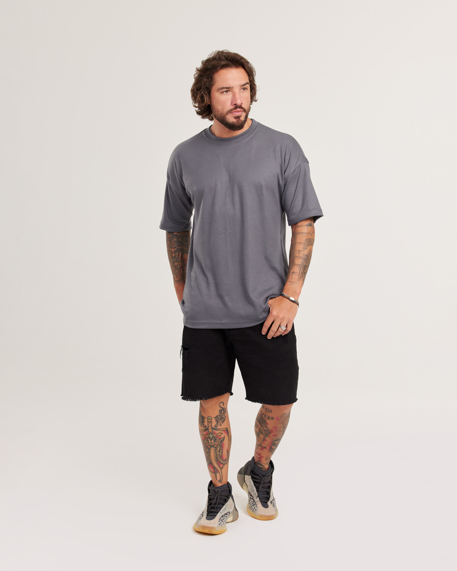 Camiseta Oversized Malhão Suedine — Lunfe Studio — foto 7