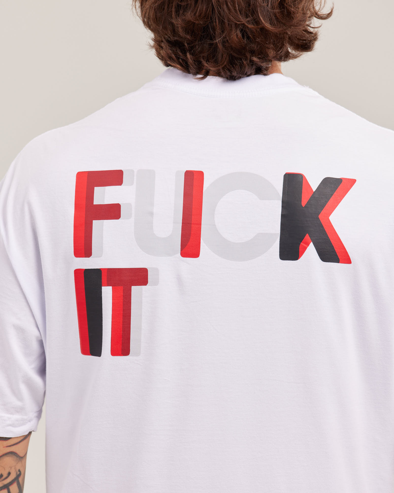 Camiseta Oversized F*ck It Evolvee — foto 3