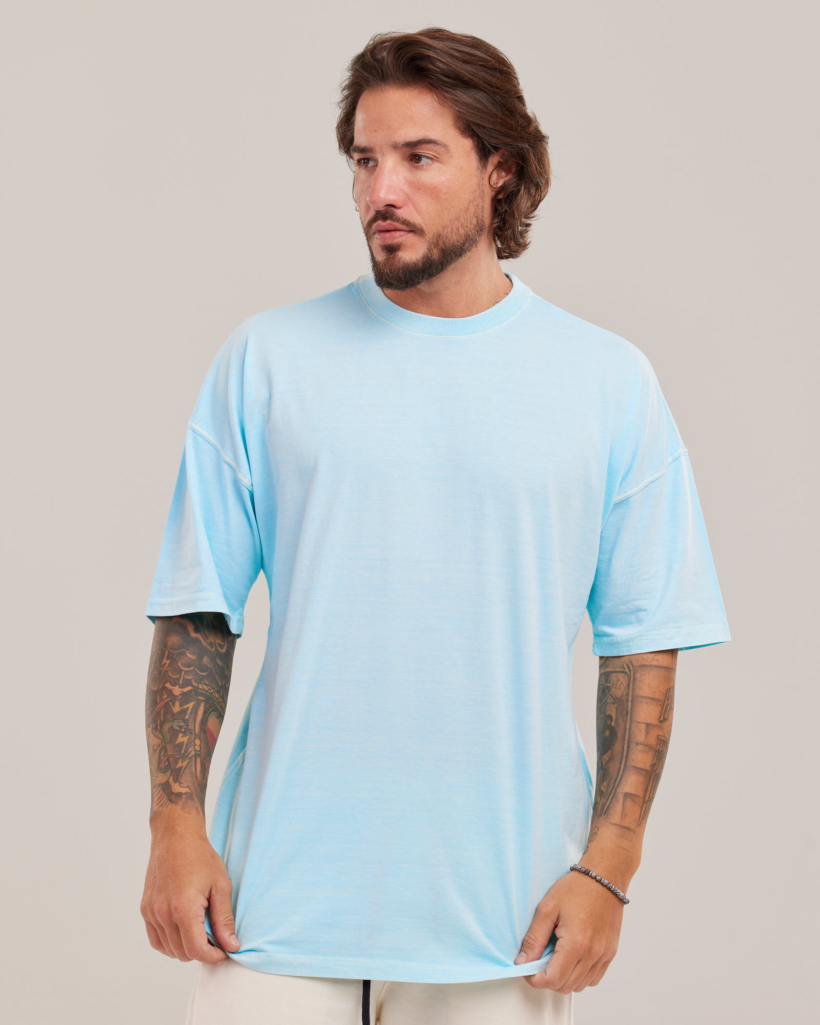 Camiseta Oversized Estonada Vintage — Lunfe Studio — foto 6